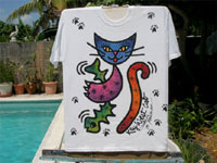 Key West Cat Tee Shirt